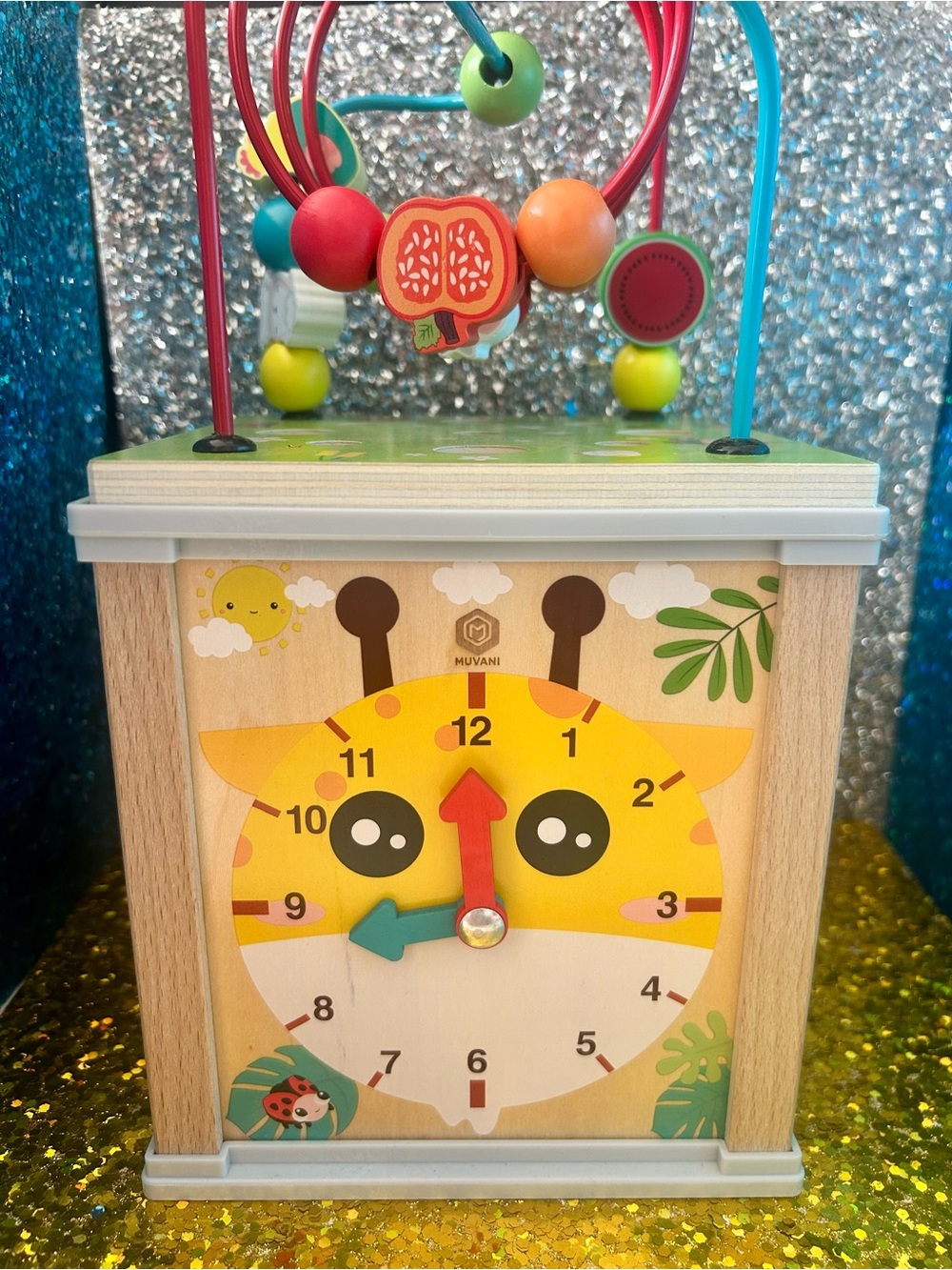 Wooden Multi-Activity Learning Cube with Bead Maze - Multi-Color - Picture 5 of 6